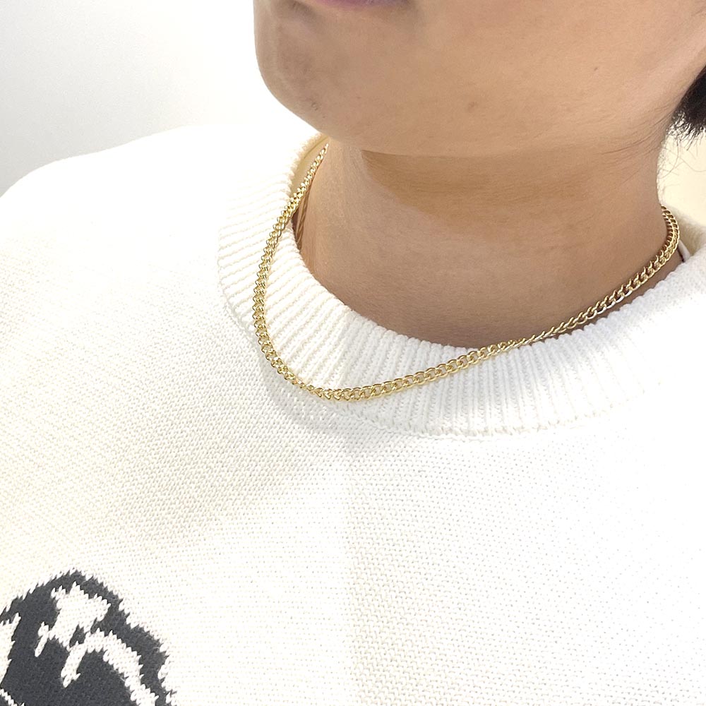 喜平チェーンネックレス(ゴールドカラー)