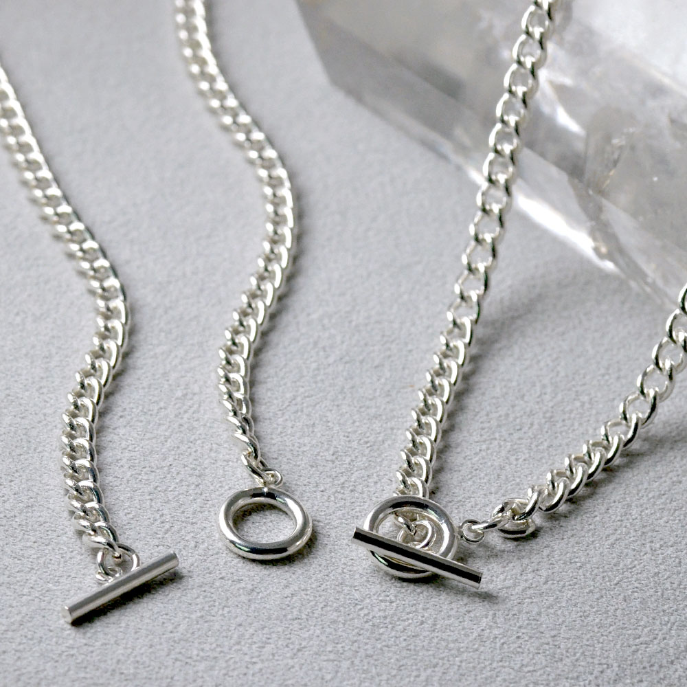 喜平チェーンネックレス(シルバーカラー)