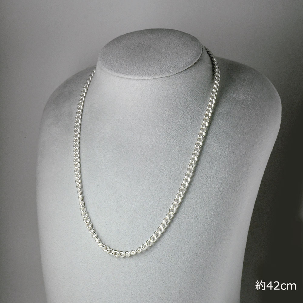 喜平チェーンネックレス(シルバーカラー)