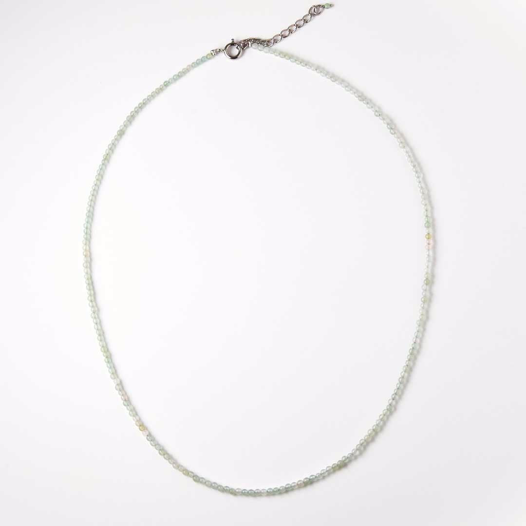 カラーで選ぶラウンドネックレス (2mm)　クリソプレイズ【Fortune Stone Table】