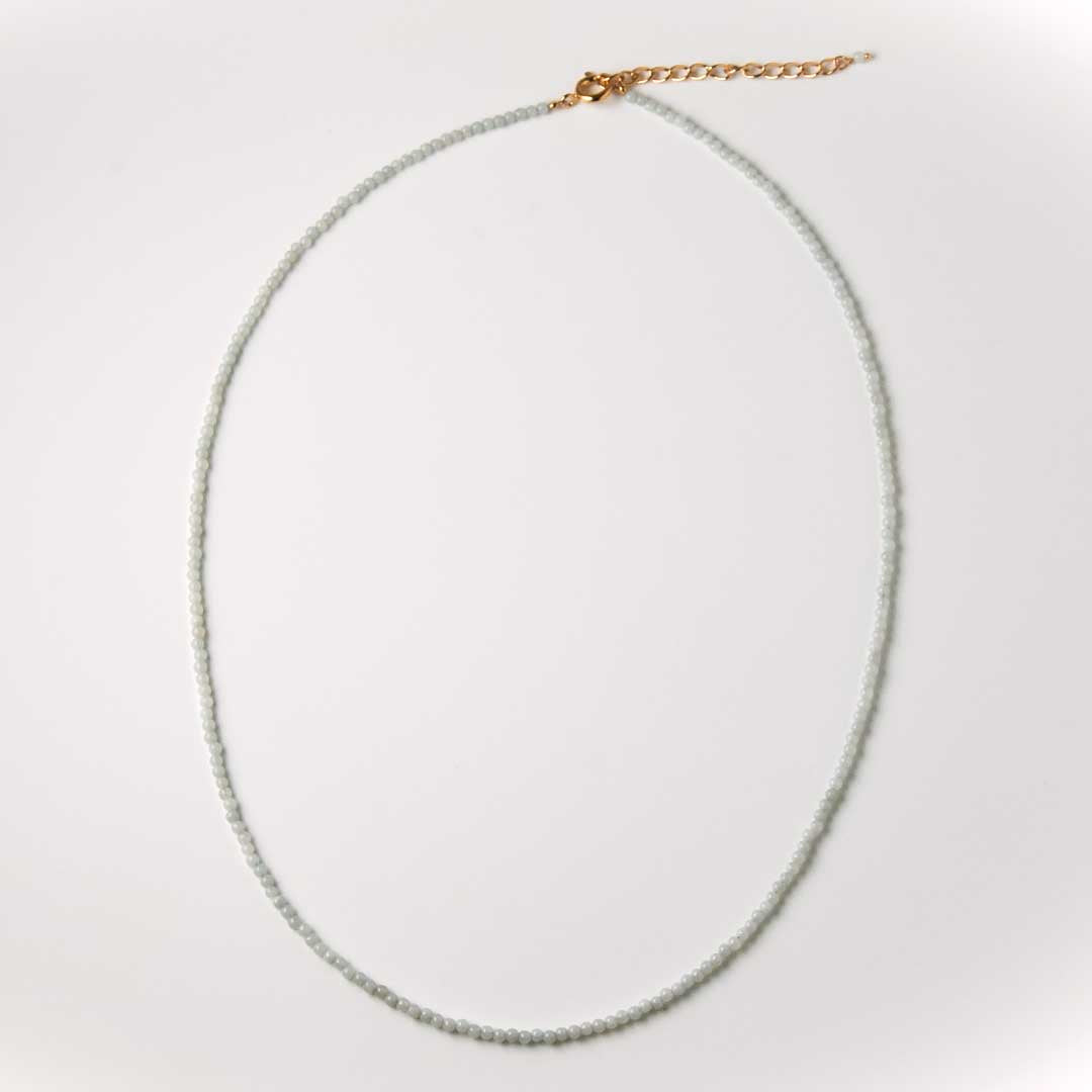 カラーで選ぶラウンドネックレス (2mm)　アマゾナイト【Fortune Stone Table】