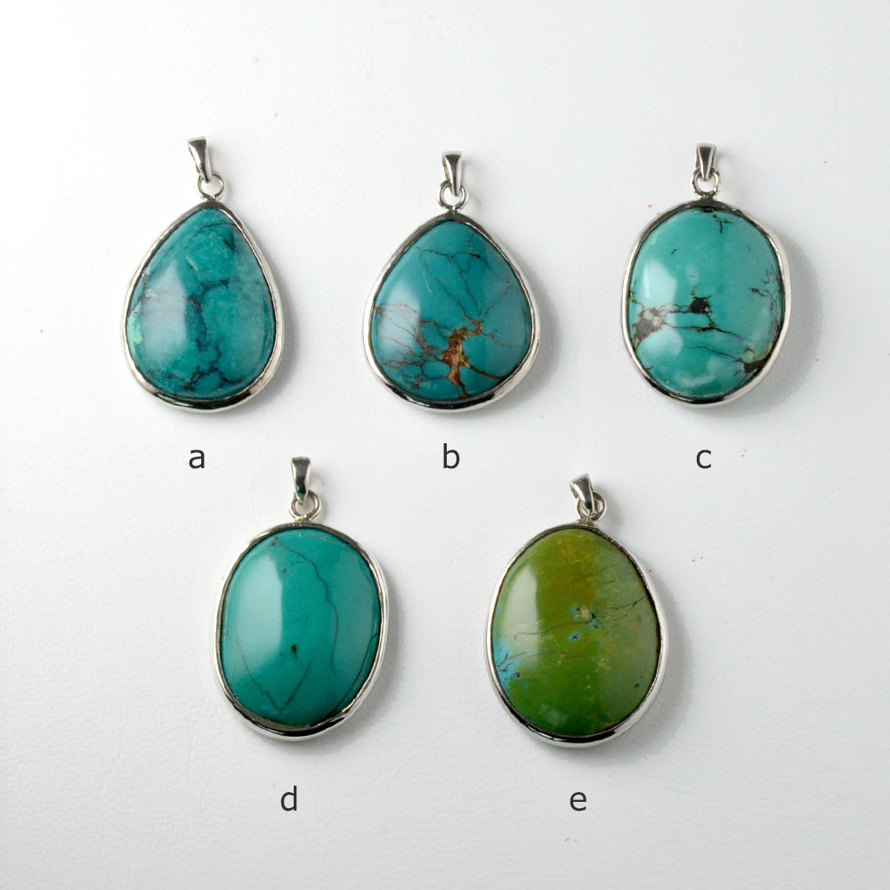 シルバー925 ターコイズ ペンダントトップ