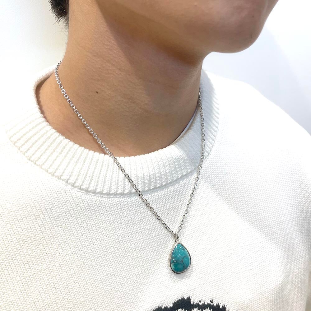 シルバー925 ターコイズ ペンダントトップ