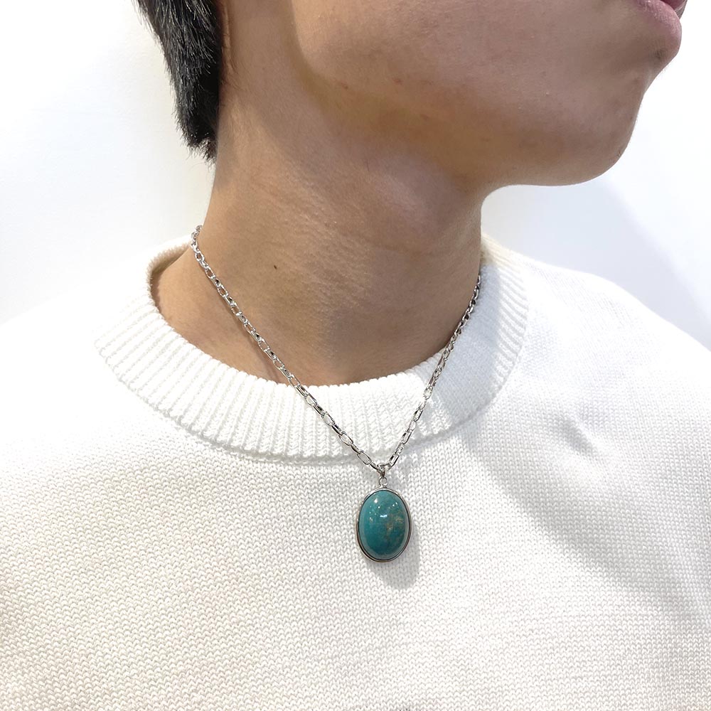 シルバー925 ターコイズ ペンダントトップ