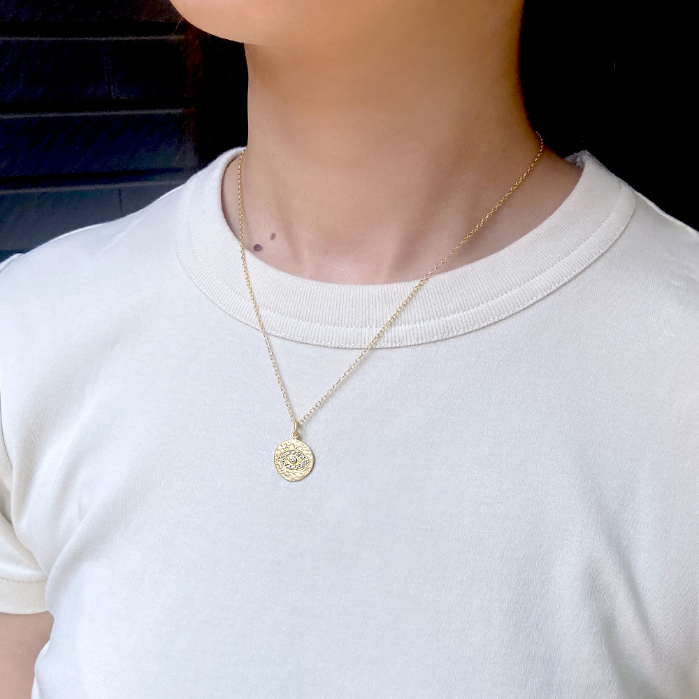 シルバー925 キュービックジルコニア eyeペンダントトップ