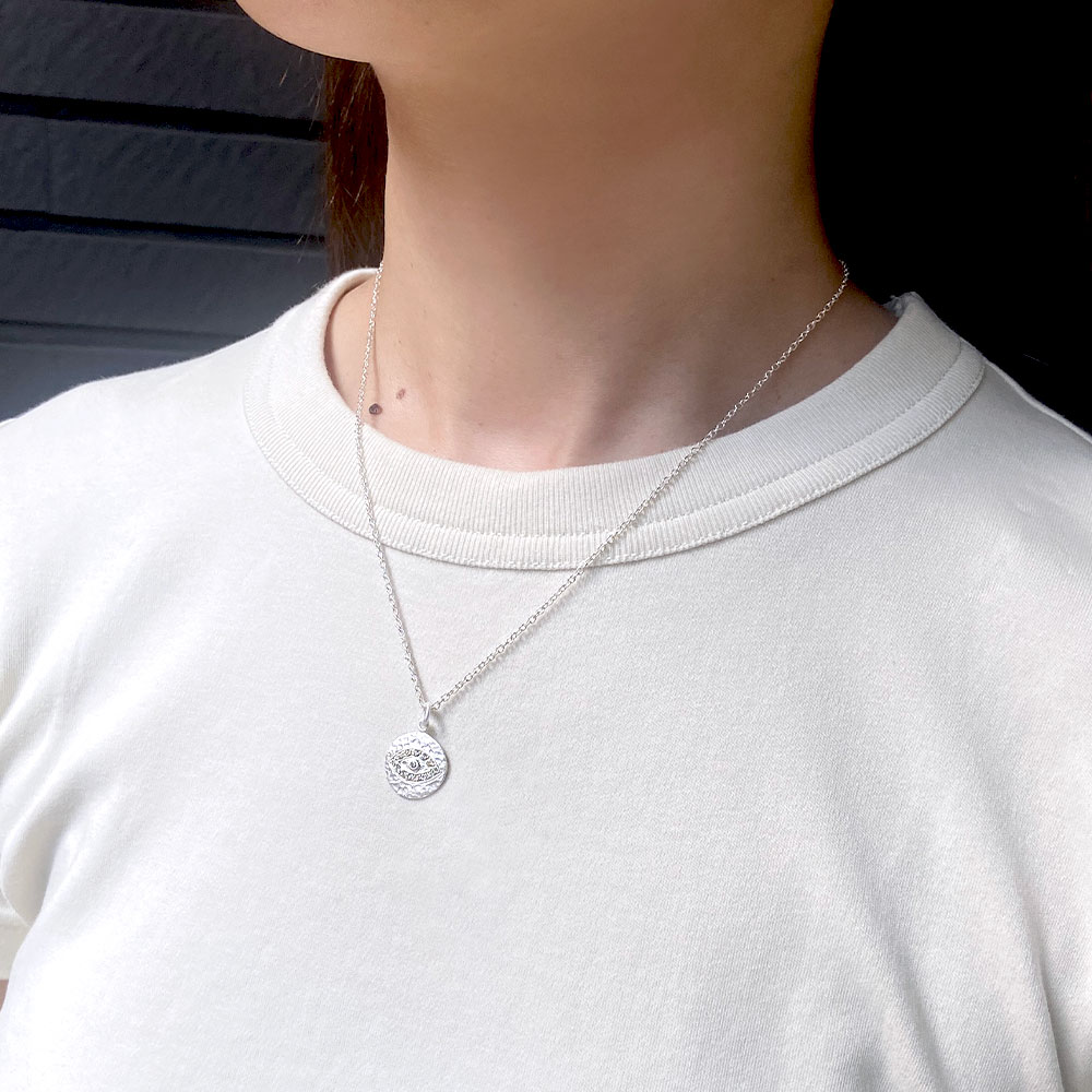 シルバー925 キュービックジルコニア eyeペンダントトップ