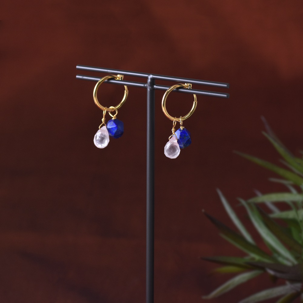 つけかえて何通りも楽しめる 5days フープイヤリング ピアス(フープ15mm)　