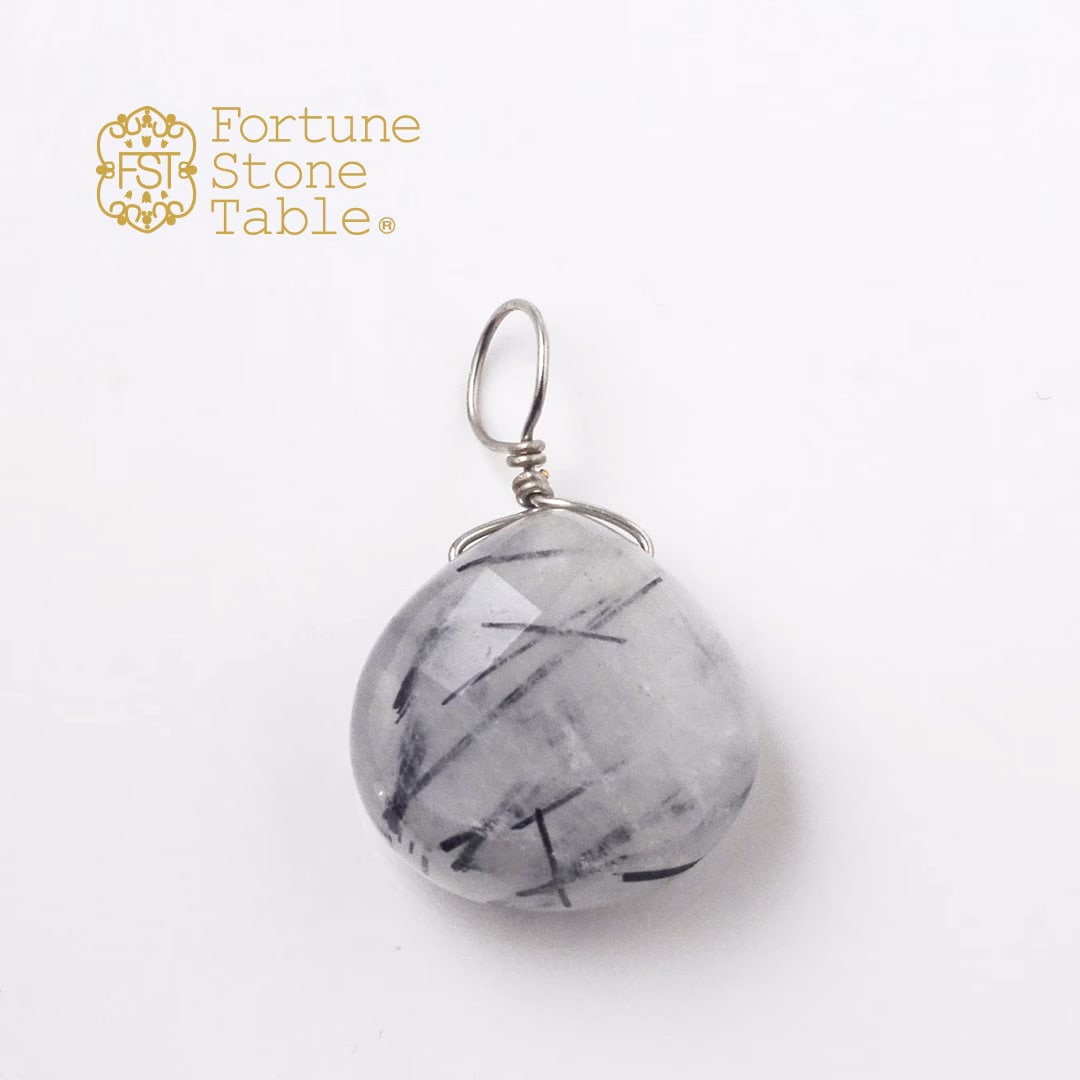 カラーで選ぶチャーム　ブラックルチル【Fortune Stone Table】