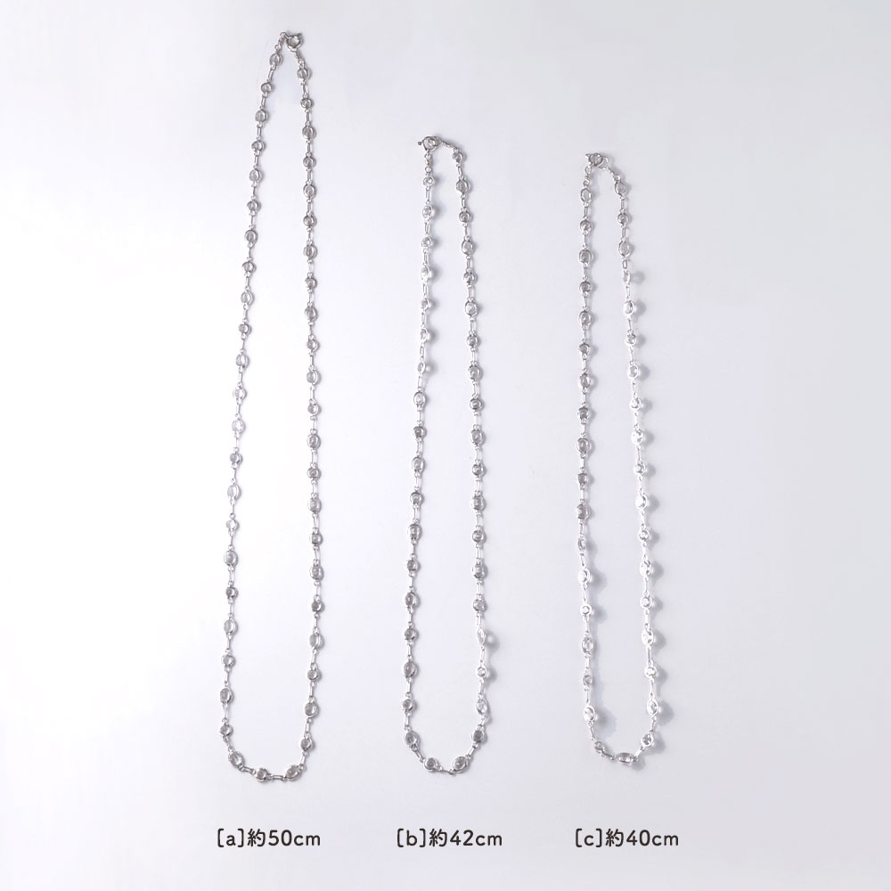 【期間限定ポイント10倍】K18WG ホワイトトパーズ ネックレス