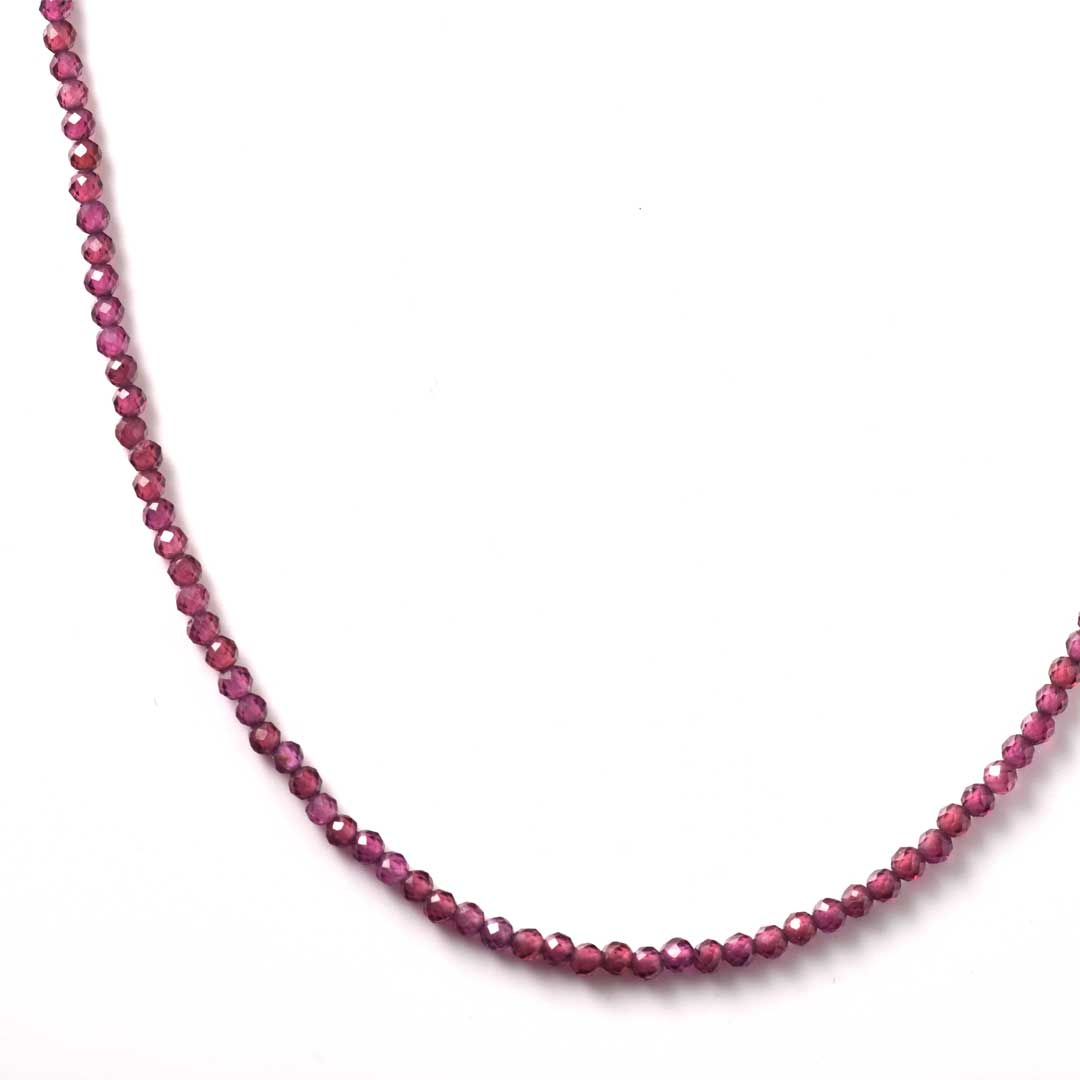 TWOtone stones ネックレス　ロードライトガーネット×ラブラドライト【Fortune Stone Table】