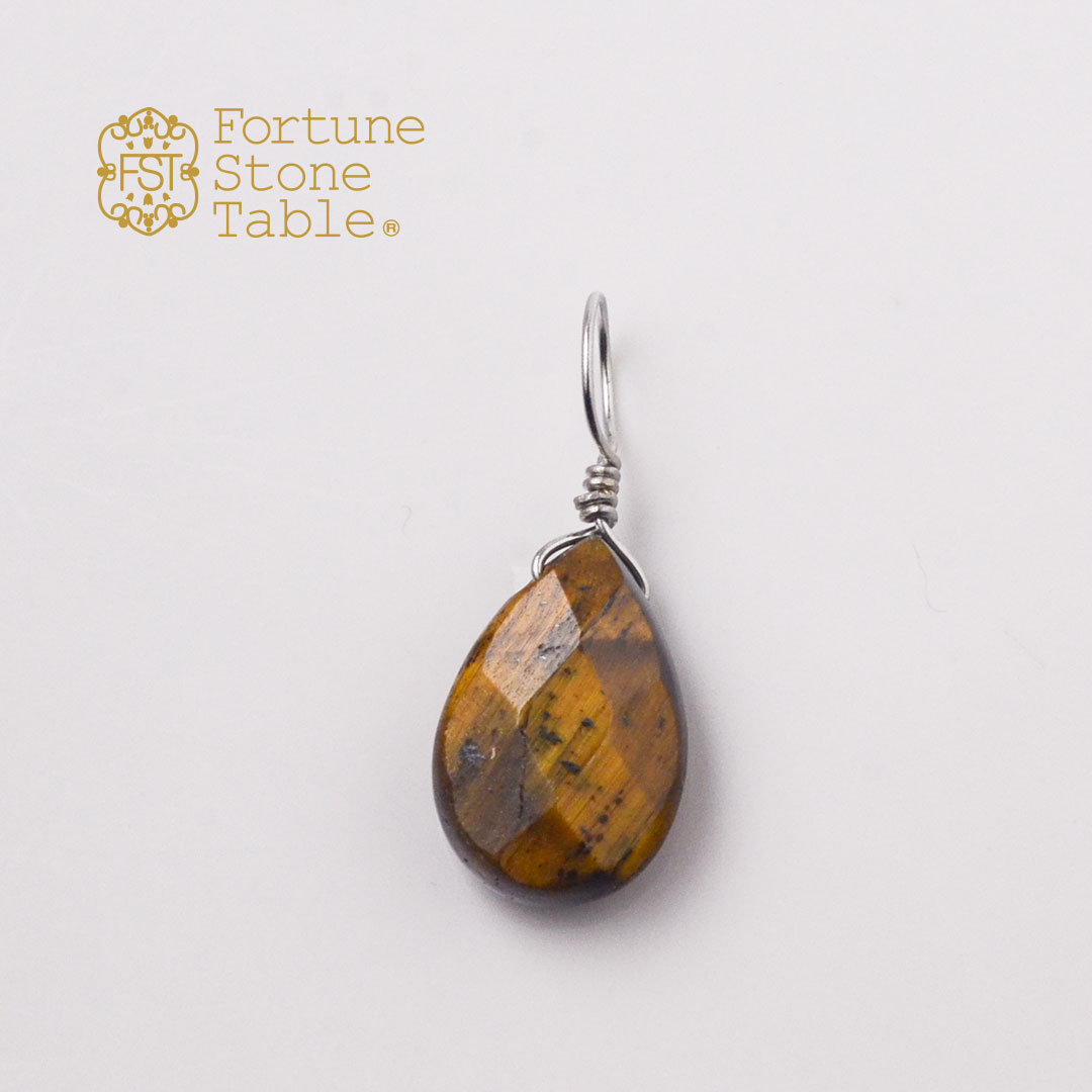 カラーで選ぶチャーム　タイガーアイ【Fortune Stone Table】