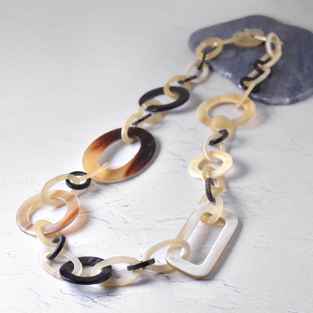 バッファローホーン ロングネックレス(1)