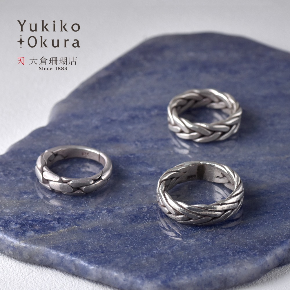 シルバー925 ハンドメイド デザインリング