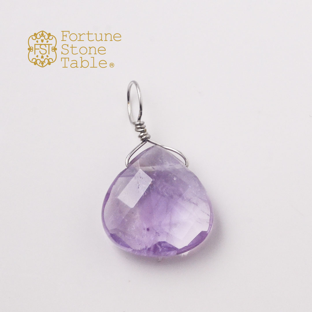 カラーで選ぶチャーム　アメシスト【Fortune Stone Table】