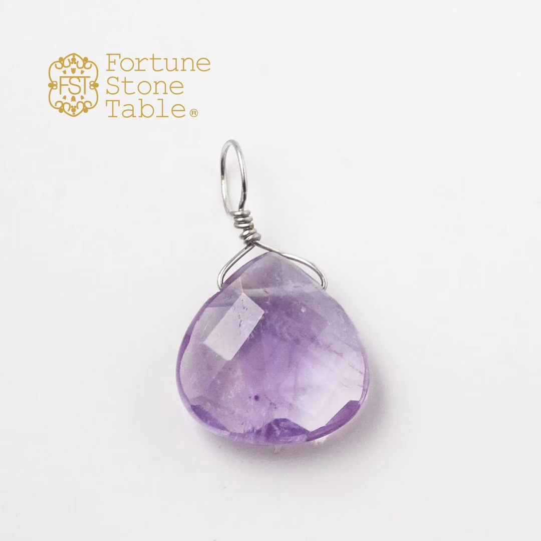 カラーで選ぶチャーム　アメシスト【Fortune Stone Table】