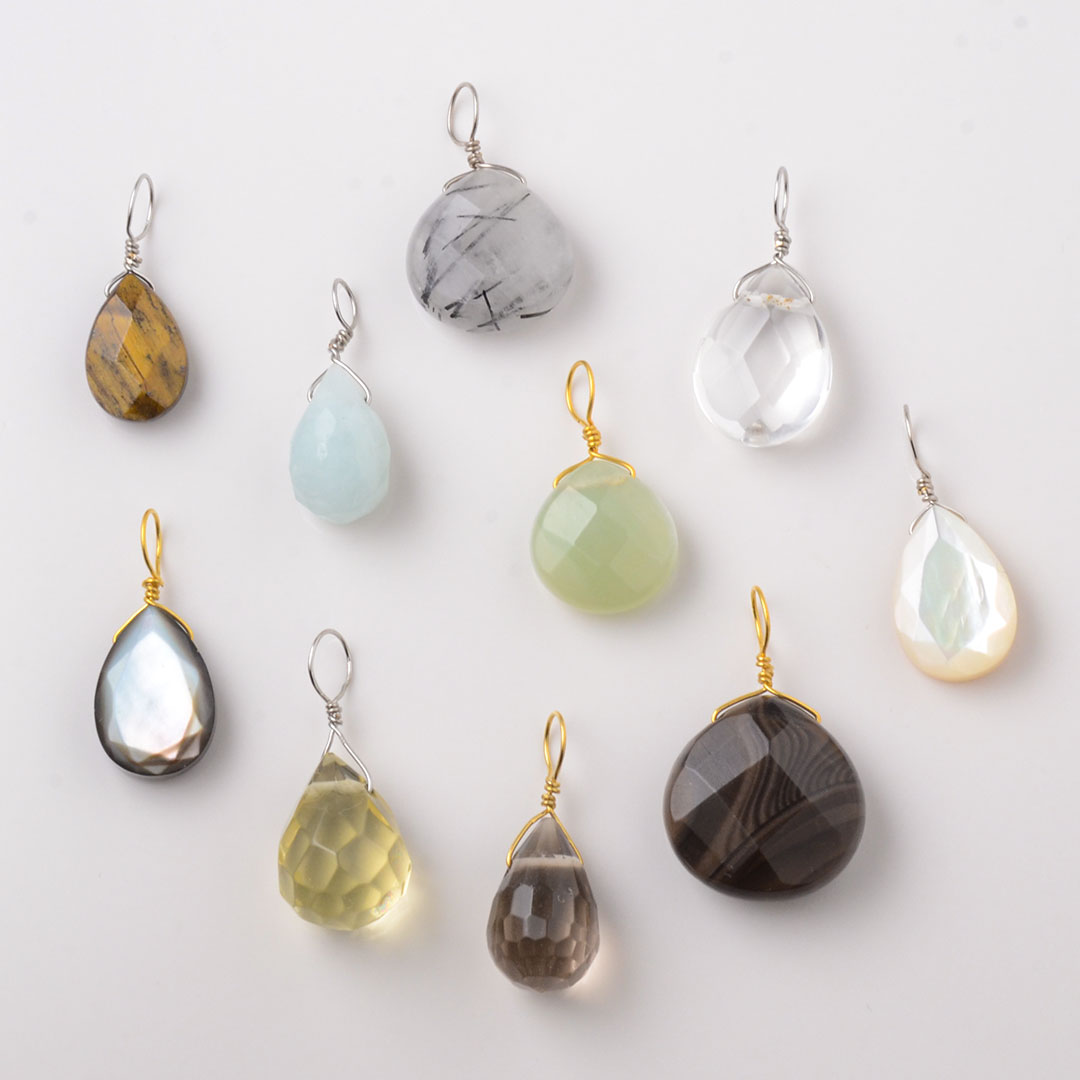 カラーで選ぶチャーム ブラックシェル【Fortune Stone Table】