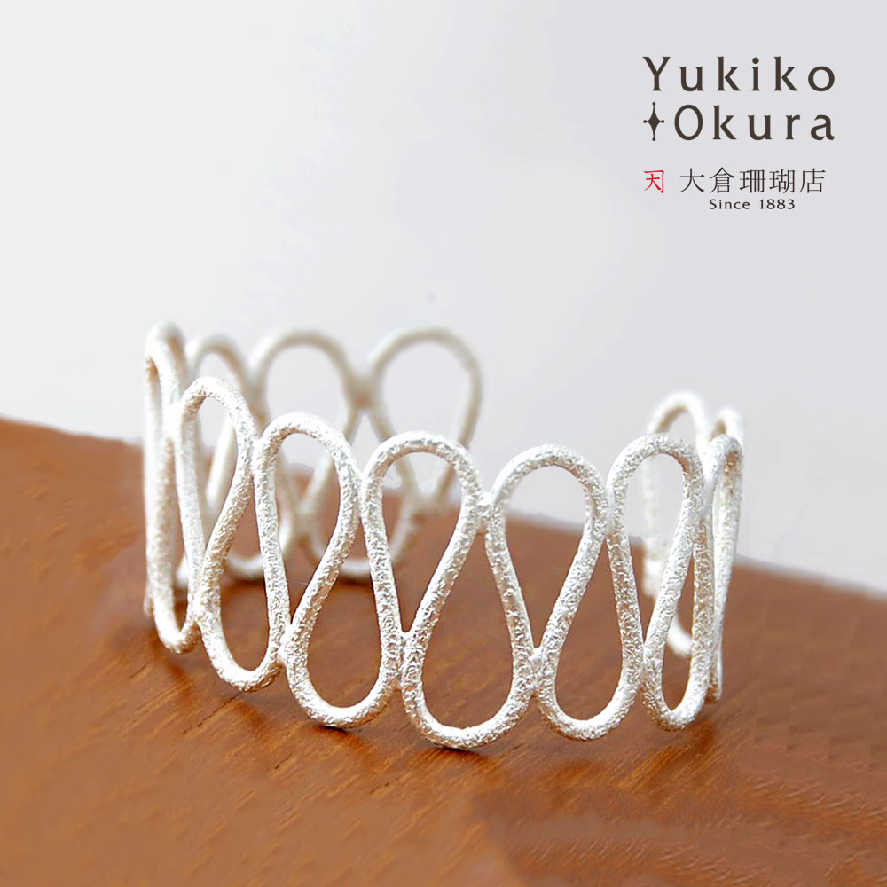 SV 925 フリルデザインバングル | Yukiko Okura,ブレスレット | Yukiko