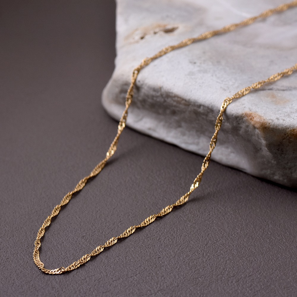 K18 スクリューチェーン(約42cm～50cm)