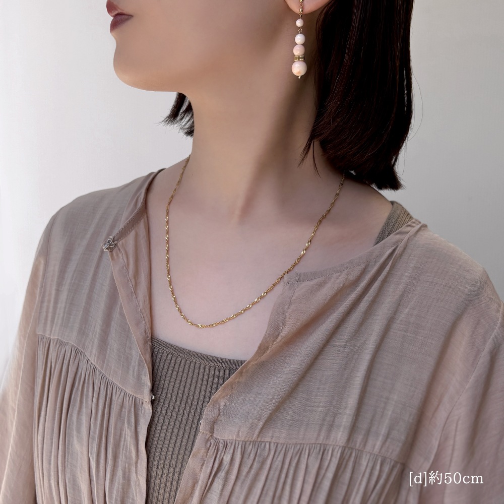 K18 スクリューチェーン(約42cm～50cm)