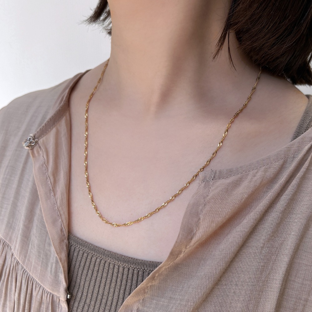 K18 スクリューチェーン(約42cm～50cm)