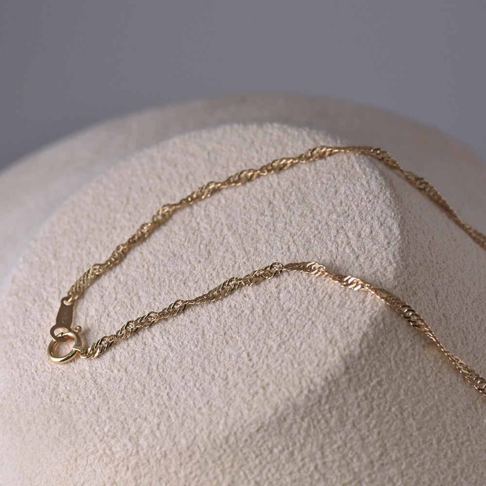 K18 スクリューチェーン(約42cm～50cm)