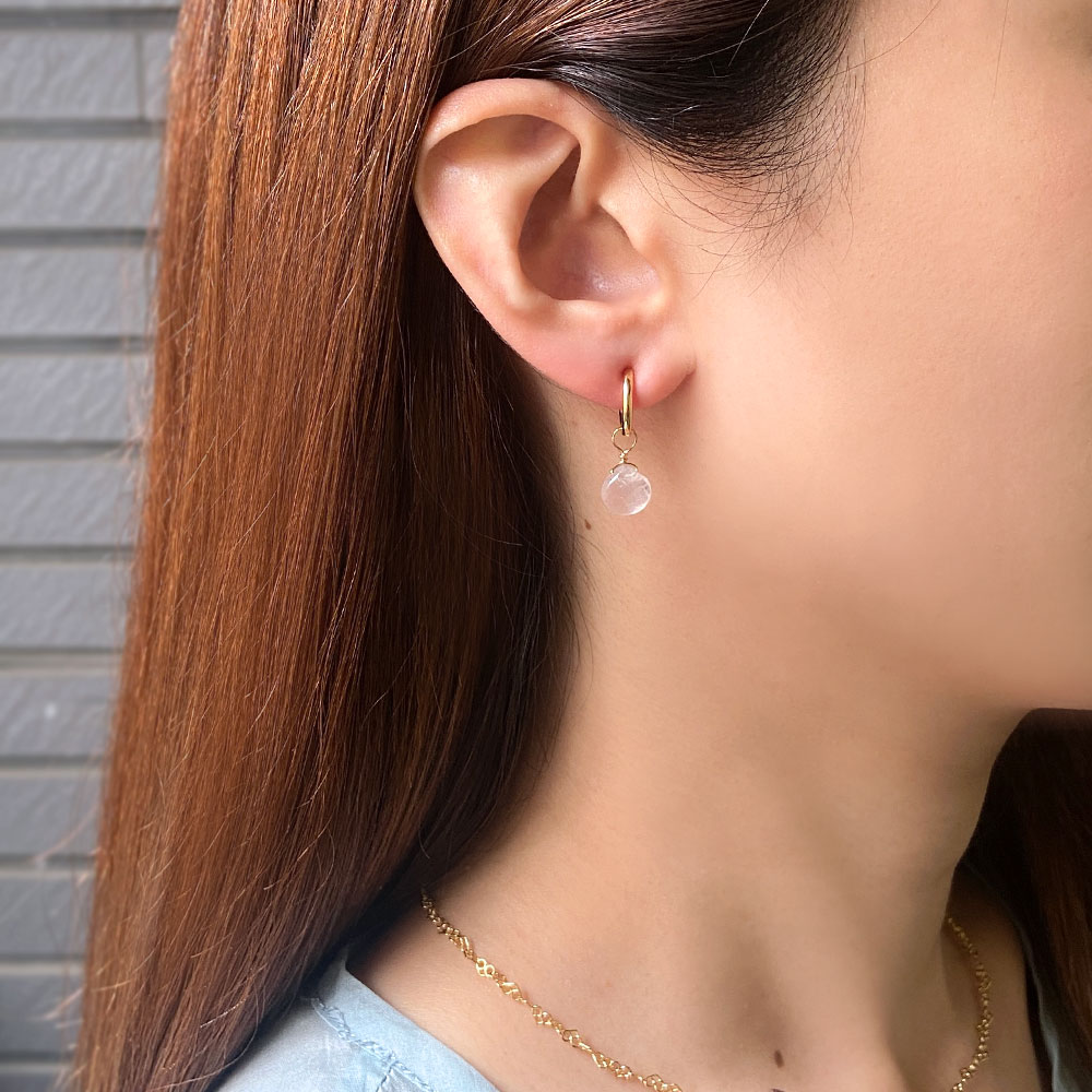 つけかえて何通りも楽しめる 5days フープイヤリング ピアス(フープ11mm)