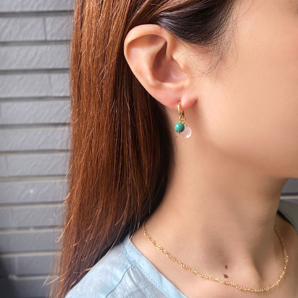 つけかえて何通りも楽しめる 5days フープイヤリング ピアス(フープ11mm)