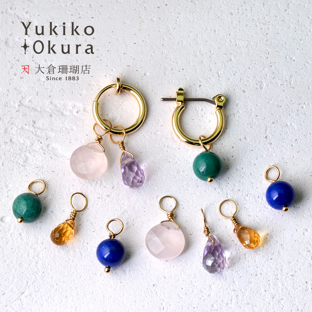 つけかえて何通りも楽しめる 5days フープイヤリング ピアス(フープ11mm)