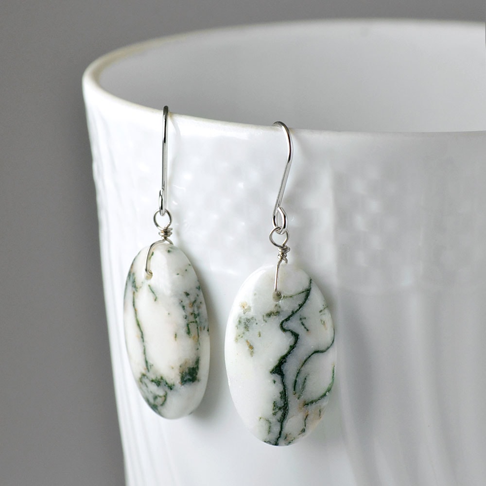 ツリーアゲイト イヤリング ピアス