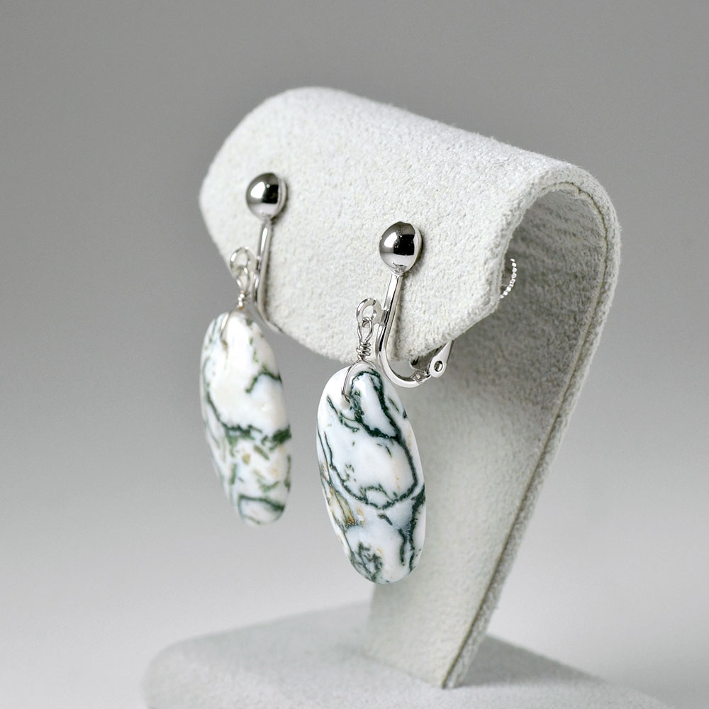 ツリーアゲイト イヤリング ピアス