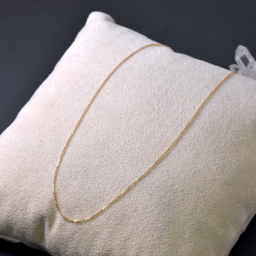 K18 小豆チェーン(約40cm～50cm)