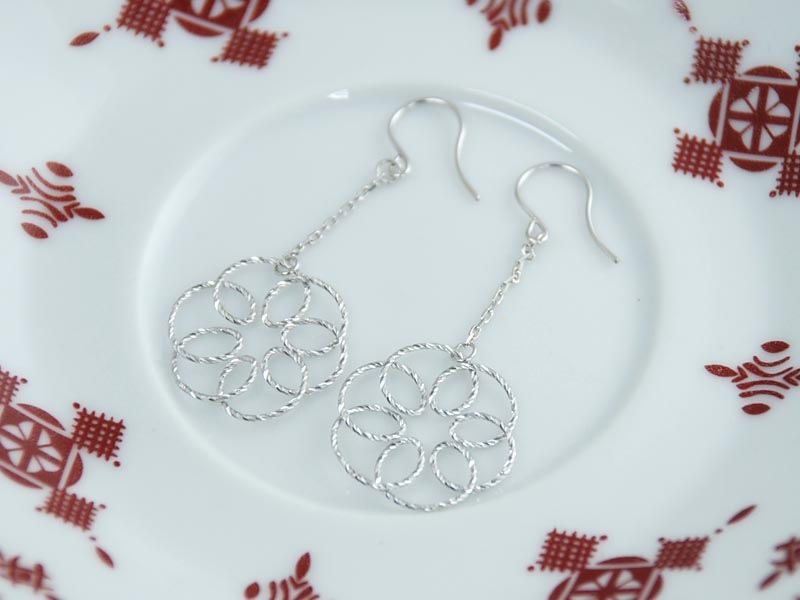 plusnao ピアス フックピアス ロング レディース アクセサリー