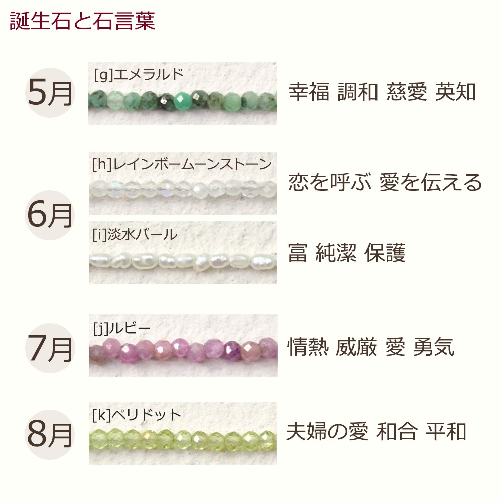 SV925 誕生石 ネックレス