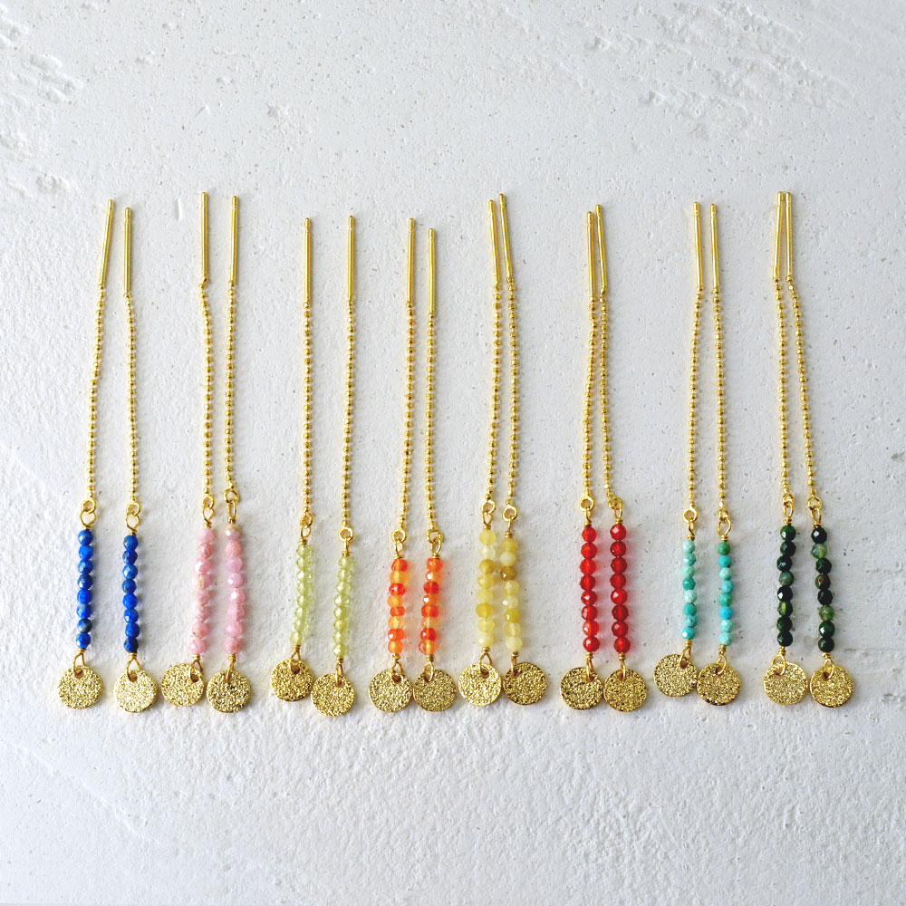 スポーツコーデピアス(マットコインゴールドカラー)