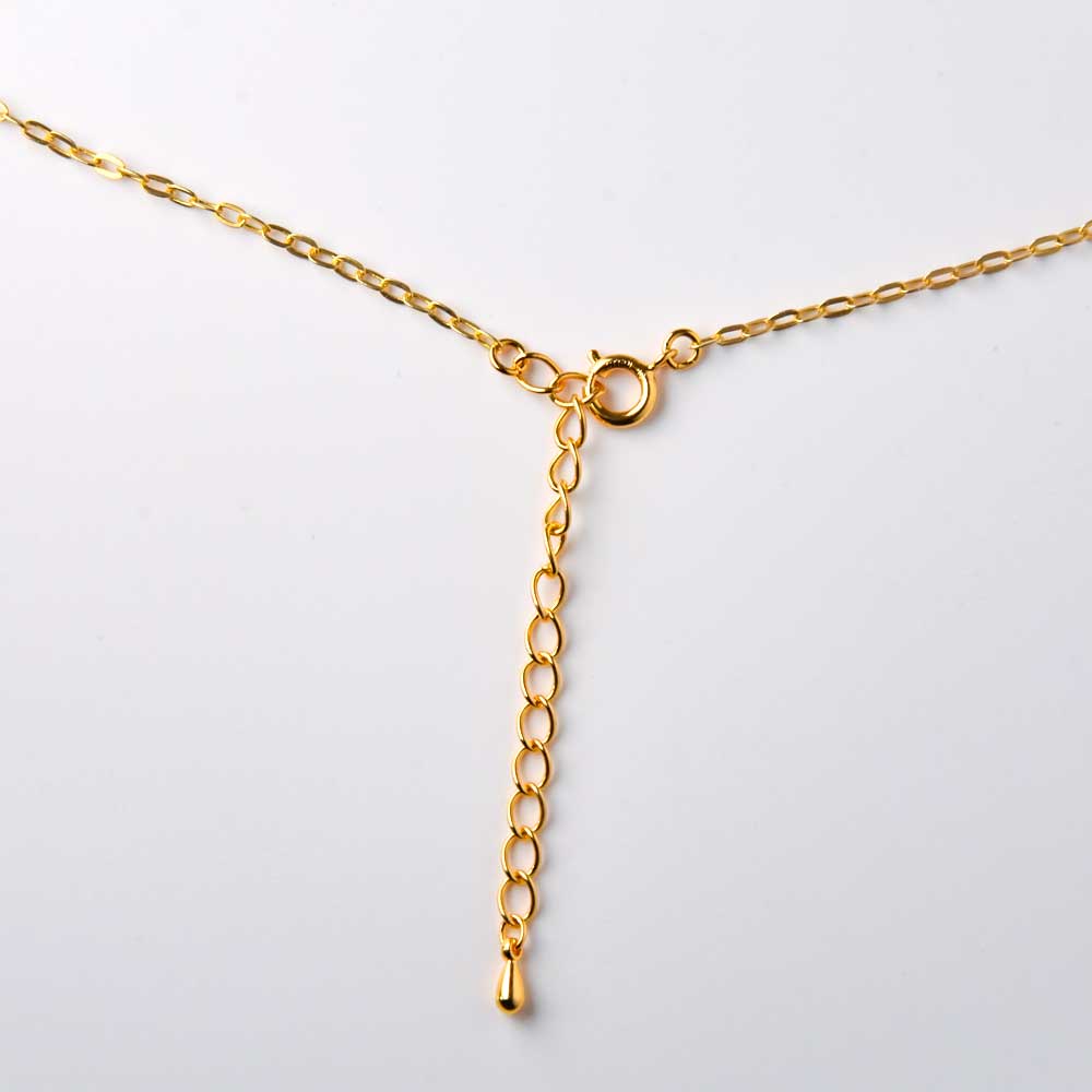 SVストーンベゼルペンダント　グリーンアゲイト【Fortune Stone Table】