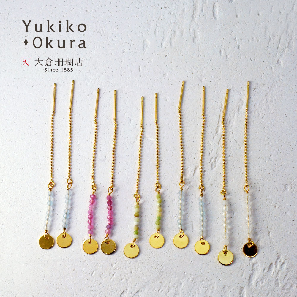 スポーツコーデピアス(コインゴールドカラー)