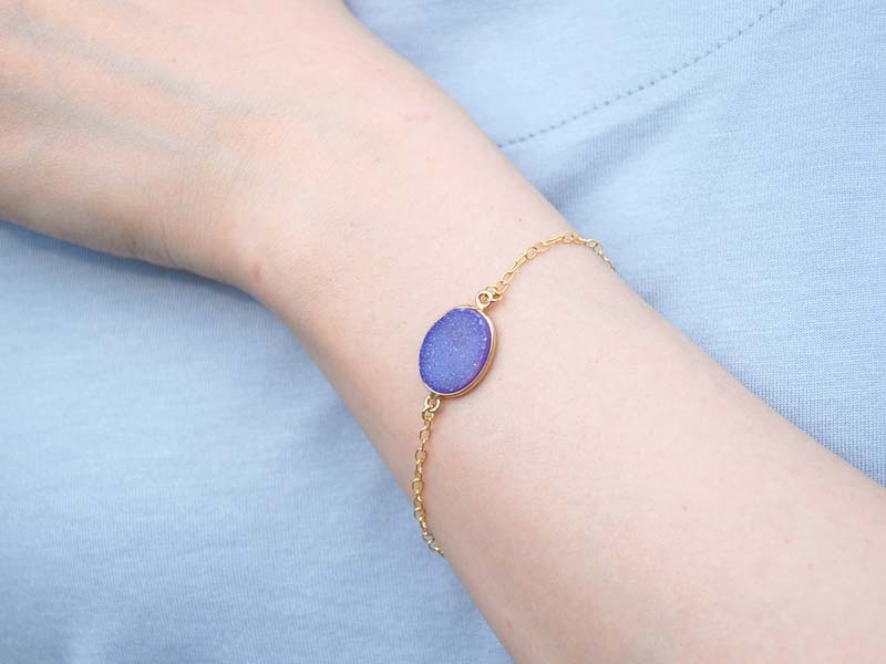 SV ドゥルージーアゲイト チェーンブレスレット