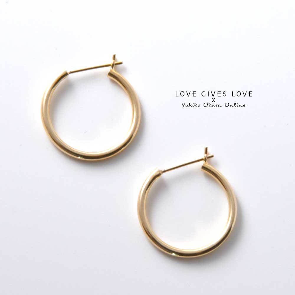 K14・SVフープピアス