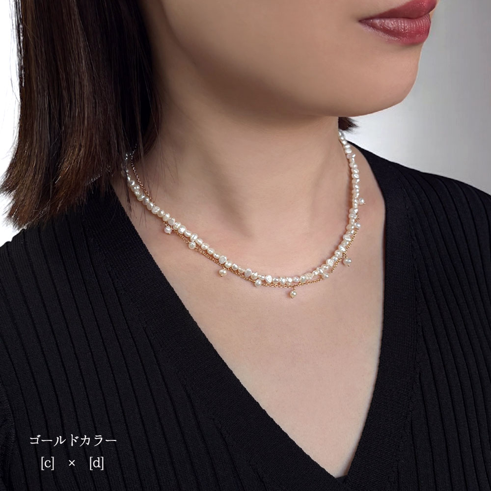 ユキコオオクラデザイン 淡水パールネックレス 4種類
