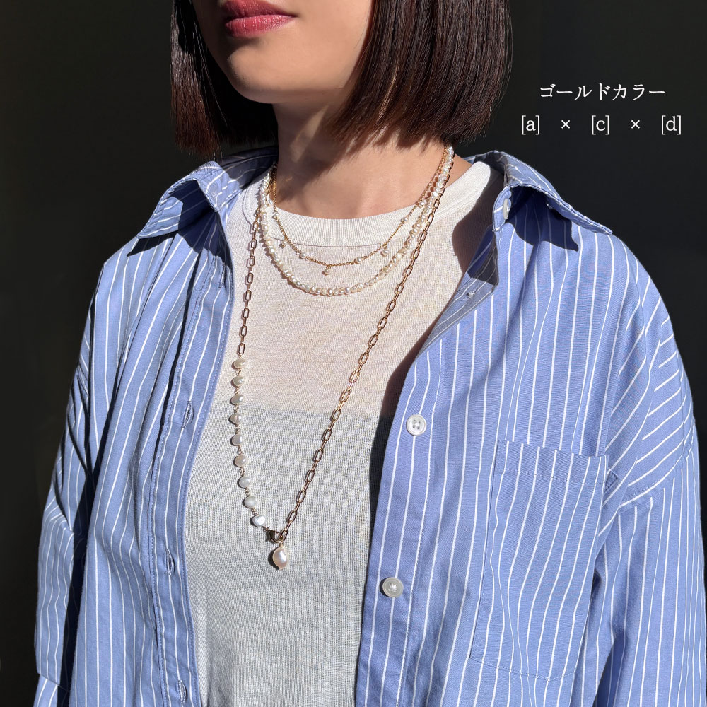 ユキコオオクラデザイン 淡水パールネックレス 4種類