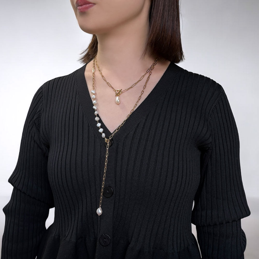 ユキコオオクラデザイン 淡水パールネックレス 4種類