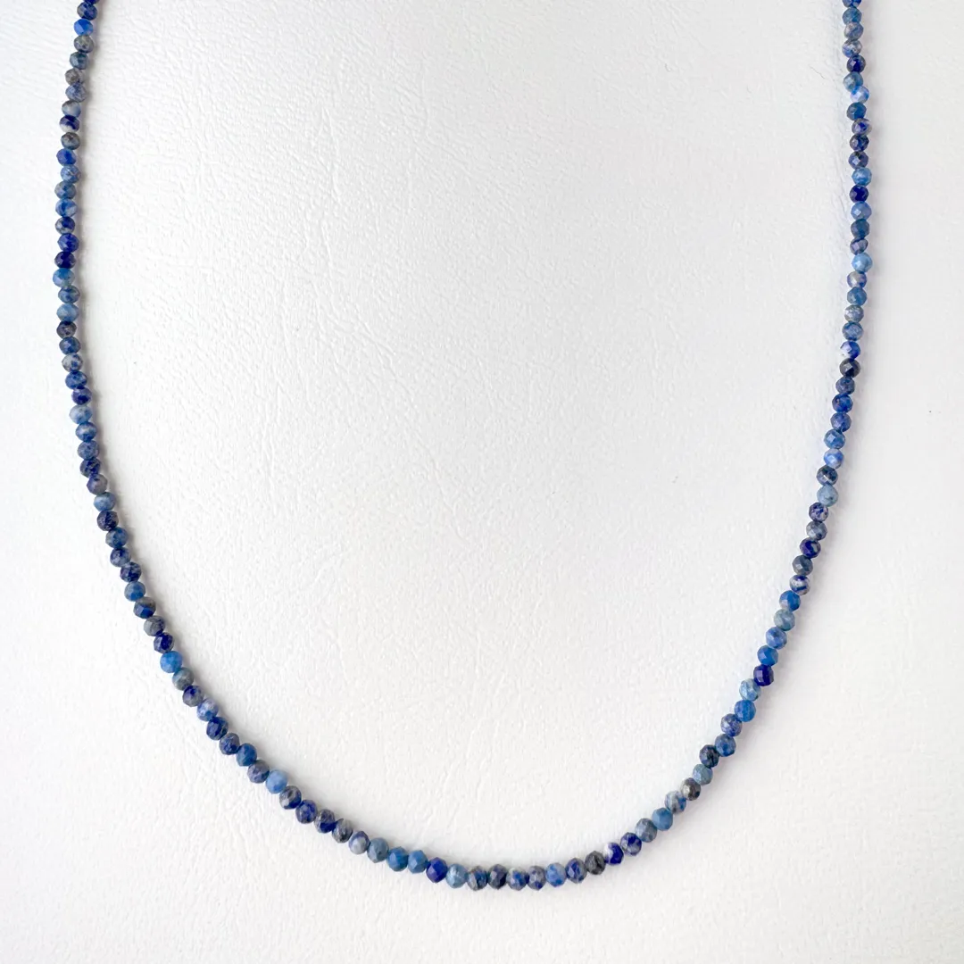 カラーで選ぶペンダントネックレス（濃青）ラピスラズリ【Fortune Stone Table】