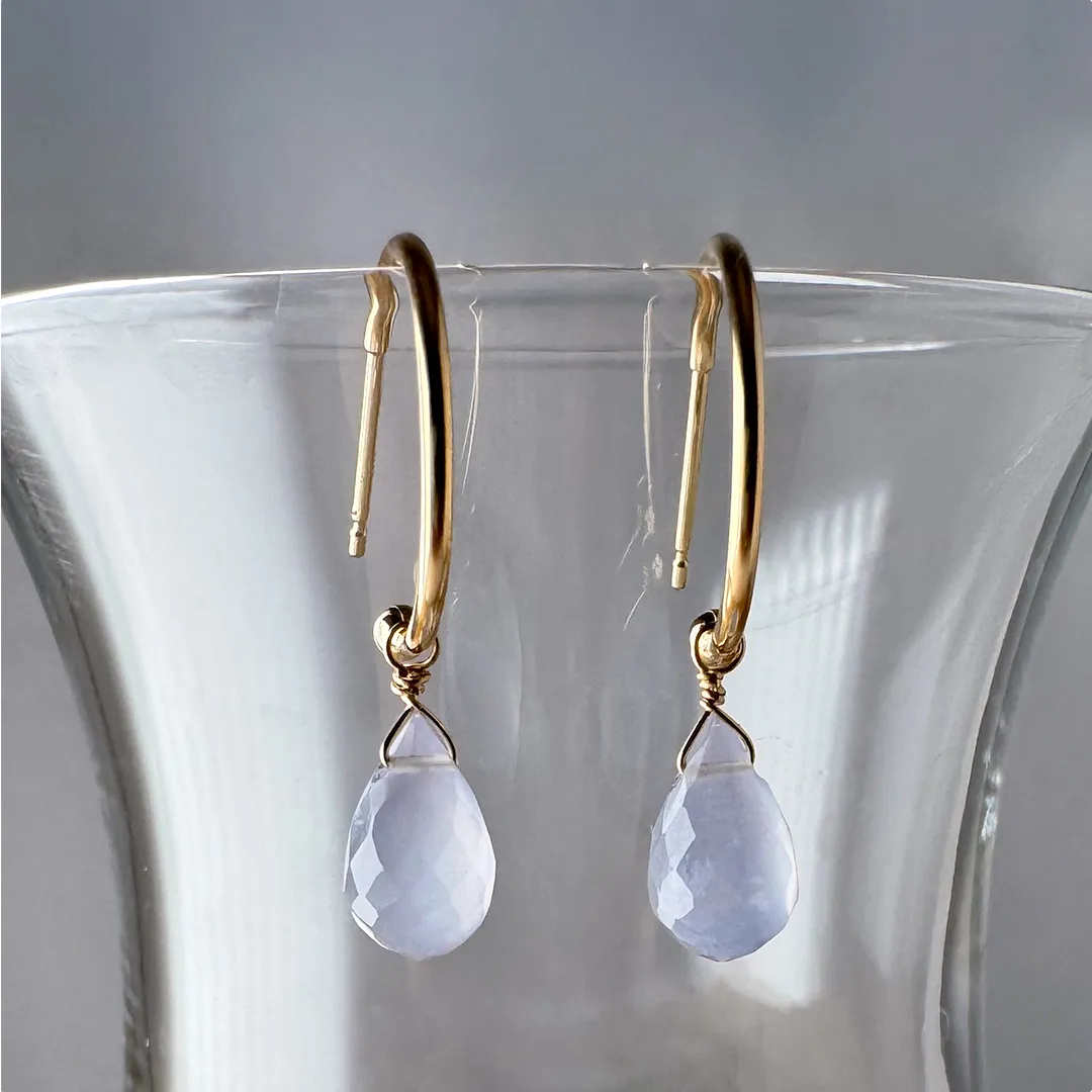 1点限り!K18 カラーストーン 5days チャーム ピアス