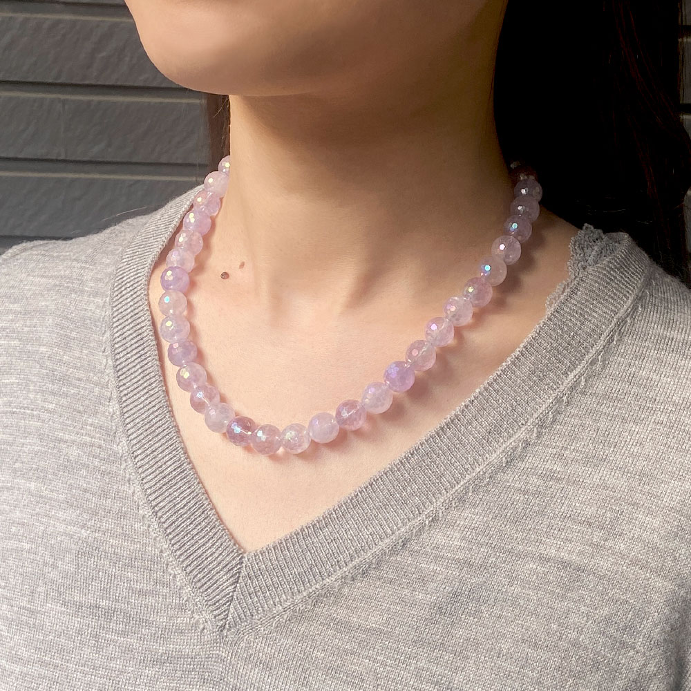 アメシストオーラ ネックレス