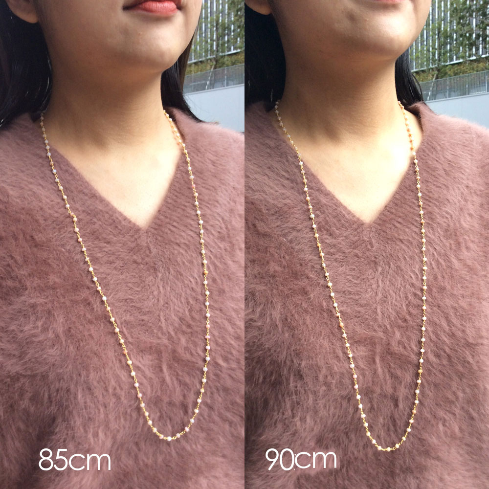 ピンク オパールシャンク巻き ネックレス