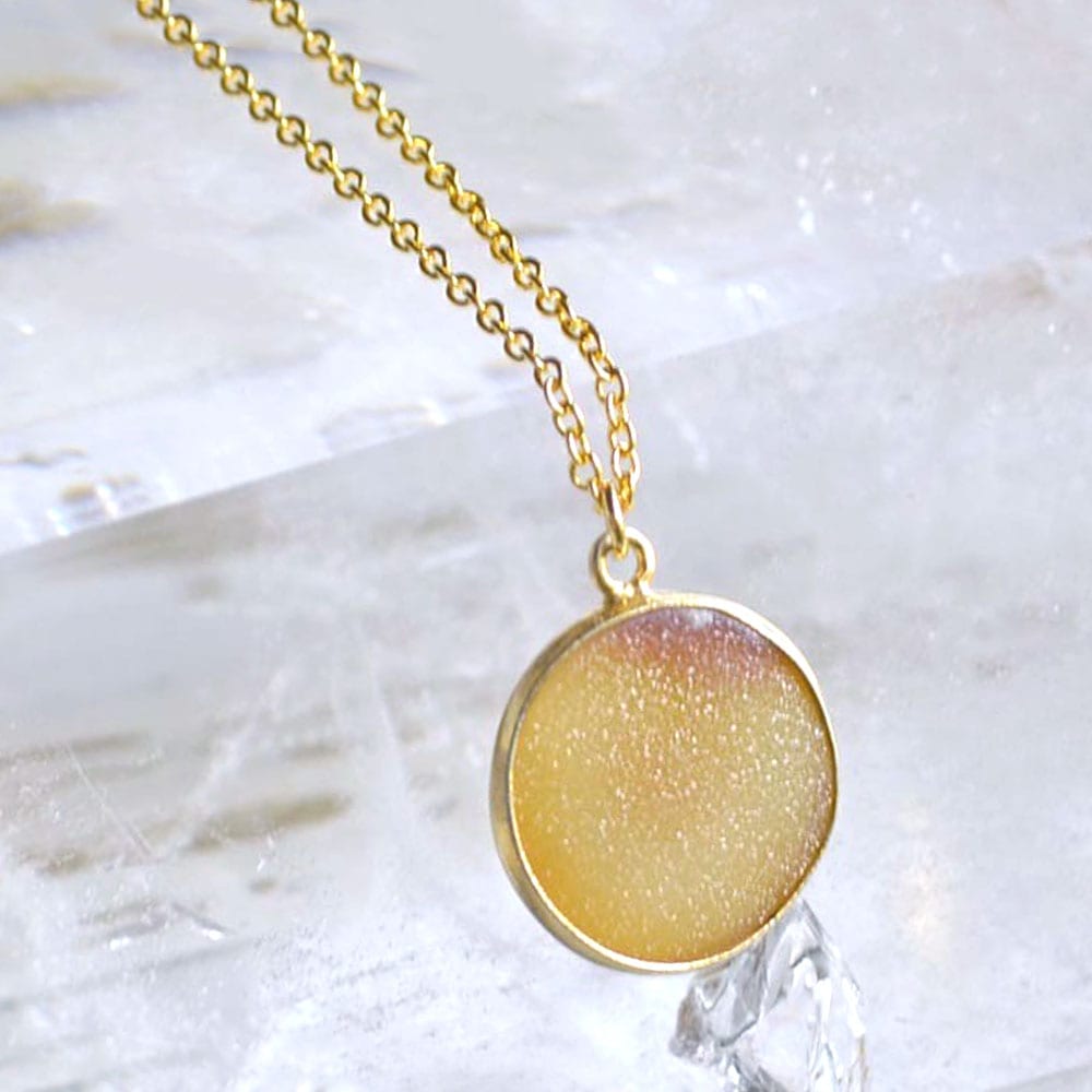 シルバー925 ドゥルージーアゲイト ペンダントネックレス