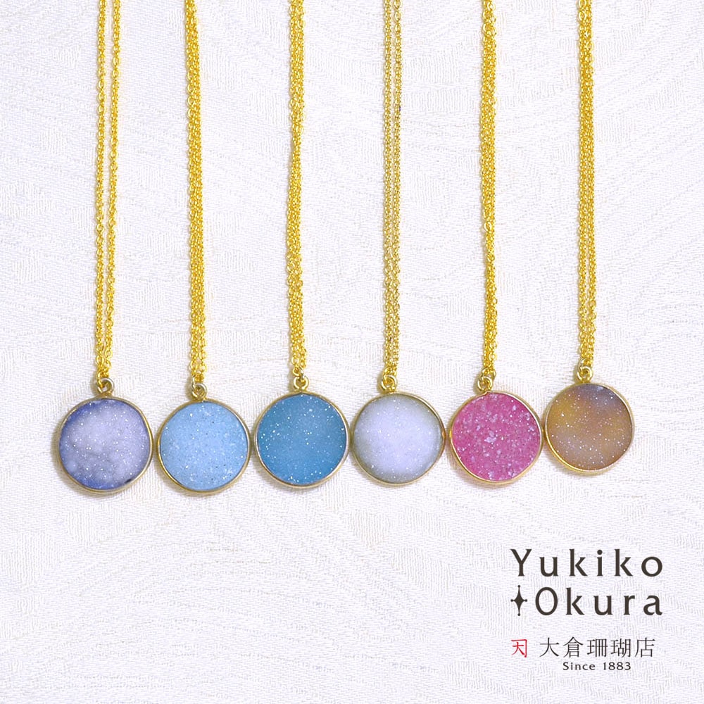 シルバー925 ドゥルージーアゲイト ペンダントネックレス