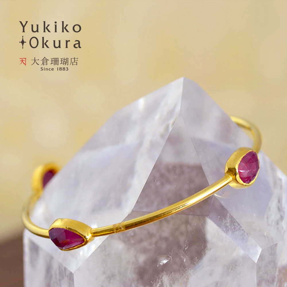 シルバー925 サファイア バングル