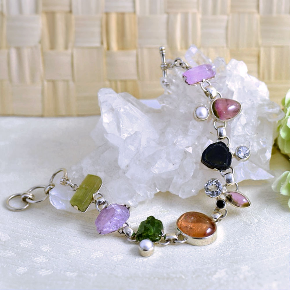 SV925 マルチトルマリン ブレスレット