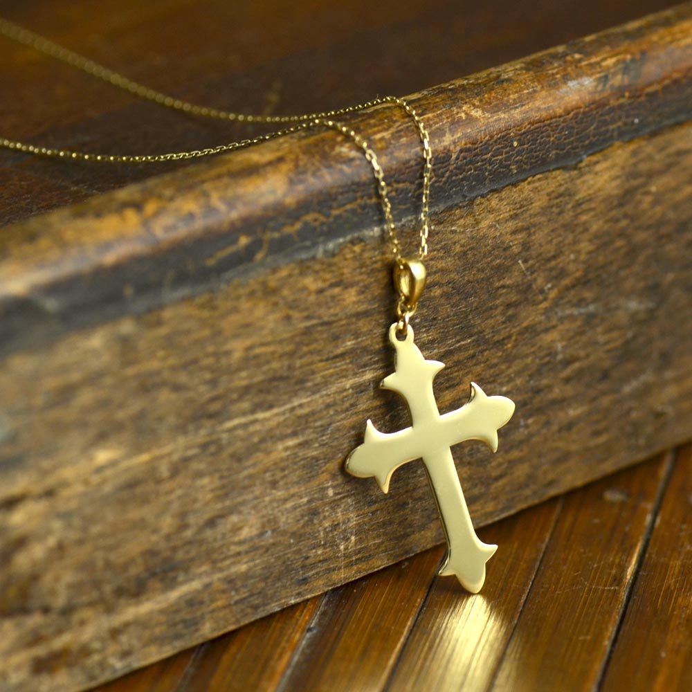 K18 クロス ペンダント トップ